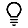 An icon of a light bulb.