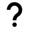 An icon of a question mark.